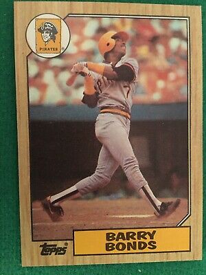 LOOK!!! 1987 Rare Topps Barry Bonds #320 “Double Misprint” Rookie Card