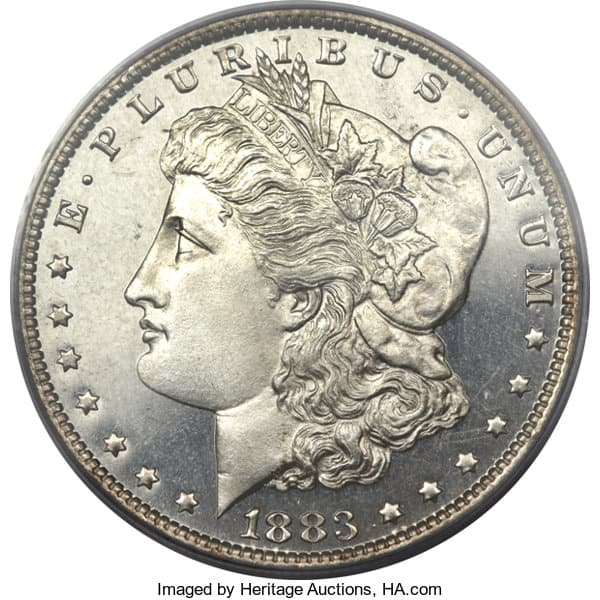 1883-O Morgan Silver Dollar Branch Mint Cameo