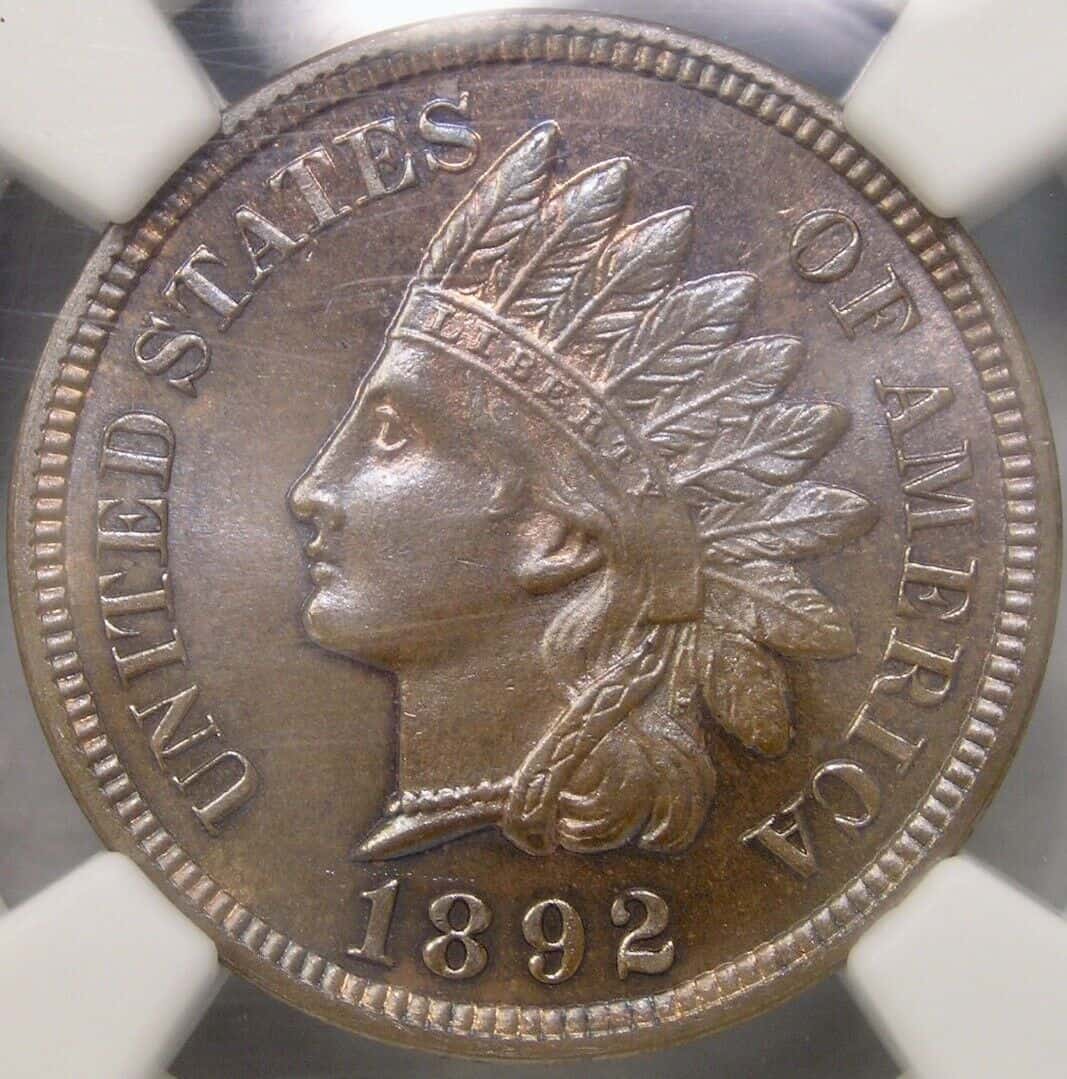 1892 Indian Head CentPenny Rare Pop 161 Magnificent Choice Blazer NGC PF 66 BN