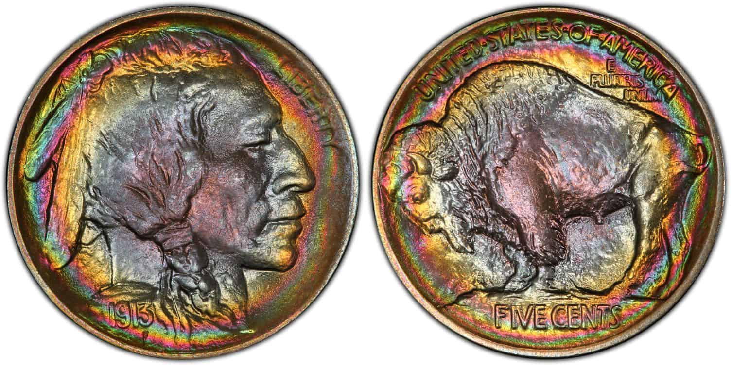 1913 MS 68+ Buffalo nickel, type 1