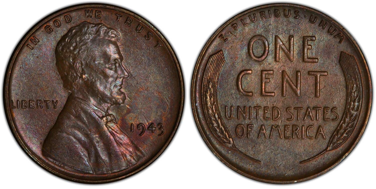 1943 Wheat Penny (Bronze Cent Strike)