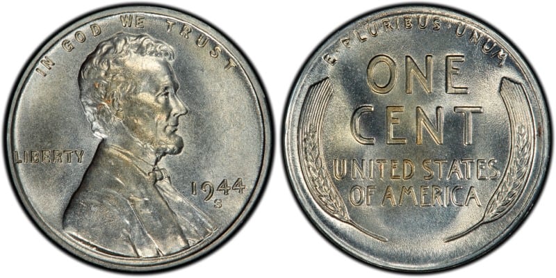 1944 Wheat Penny (Steel Cent Strike)