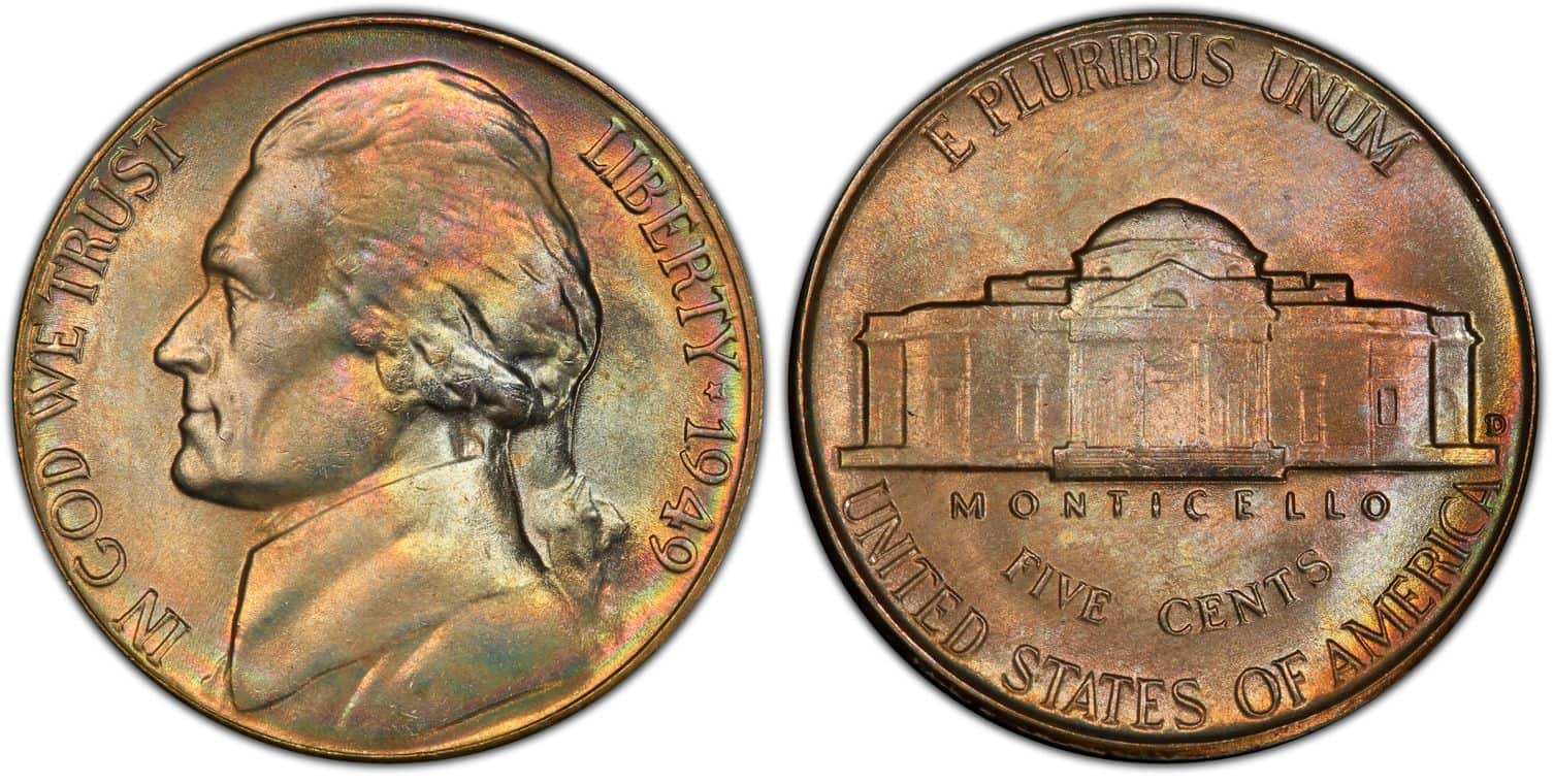 1949-D Jefferson Nickel
