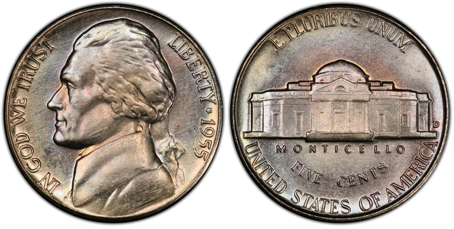 1955-D Jefferson Nickel