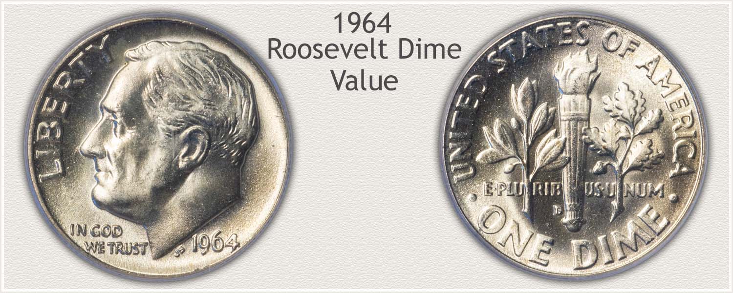 1964-D Roosevelt Proof Dime (No Mintmark)