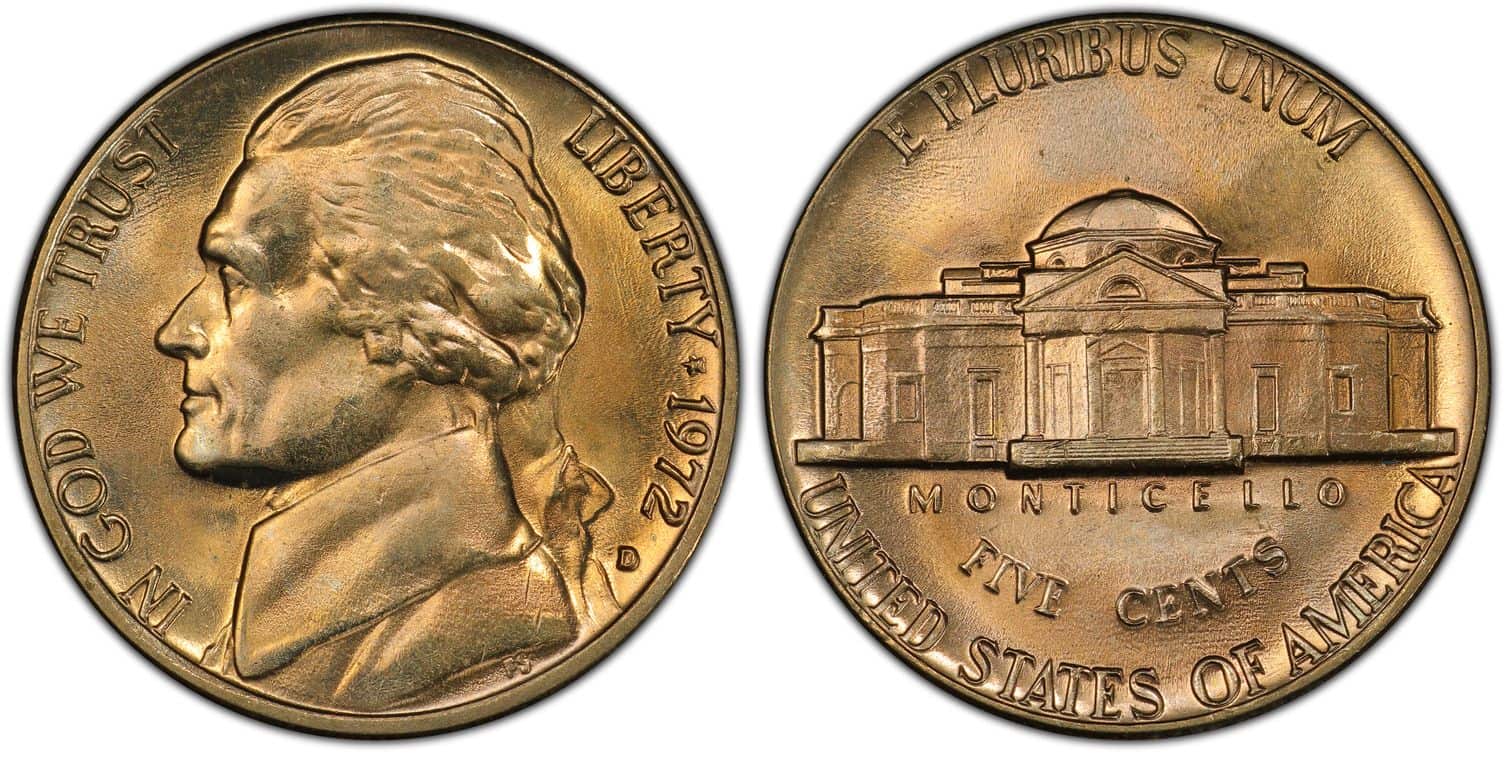 1972-D Jefferson Nickel