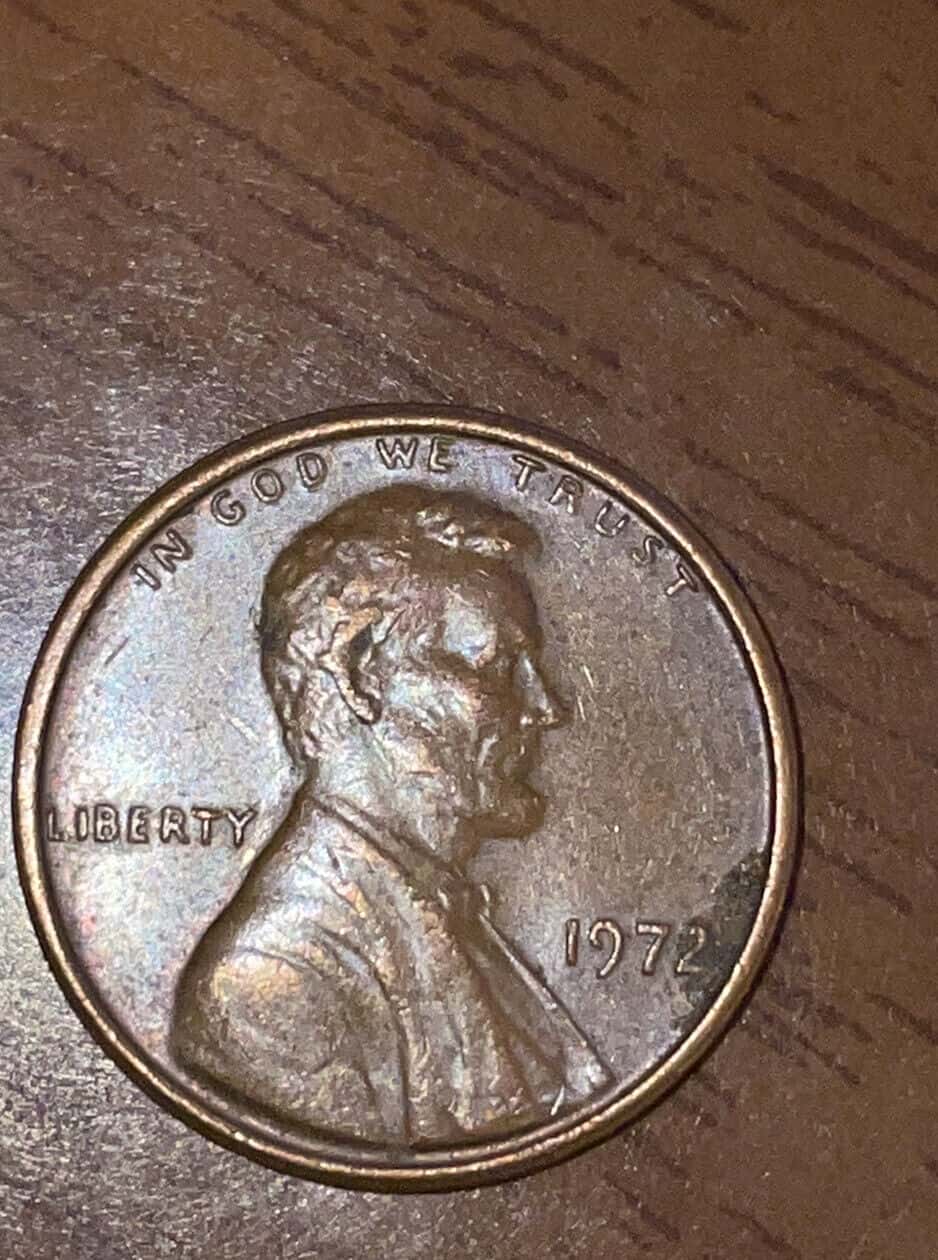 1972 Lincoln Memorial Penny No Mint Mark