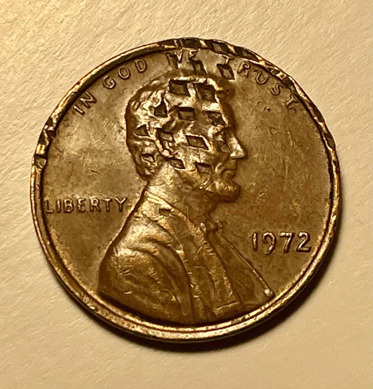 1972-P Lincoln Cent! Error! Very Rare, Collectible Coin!