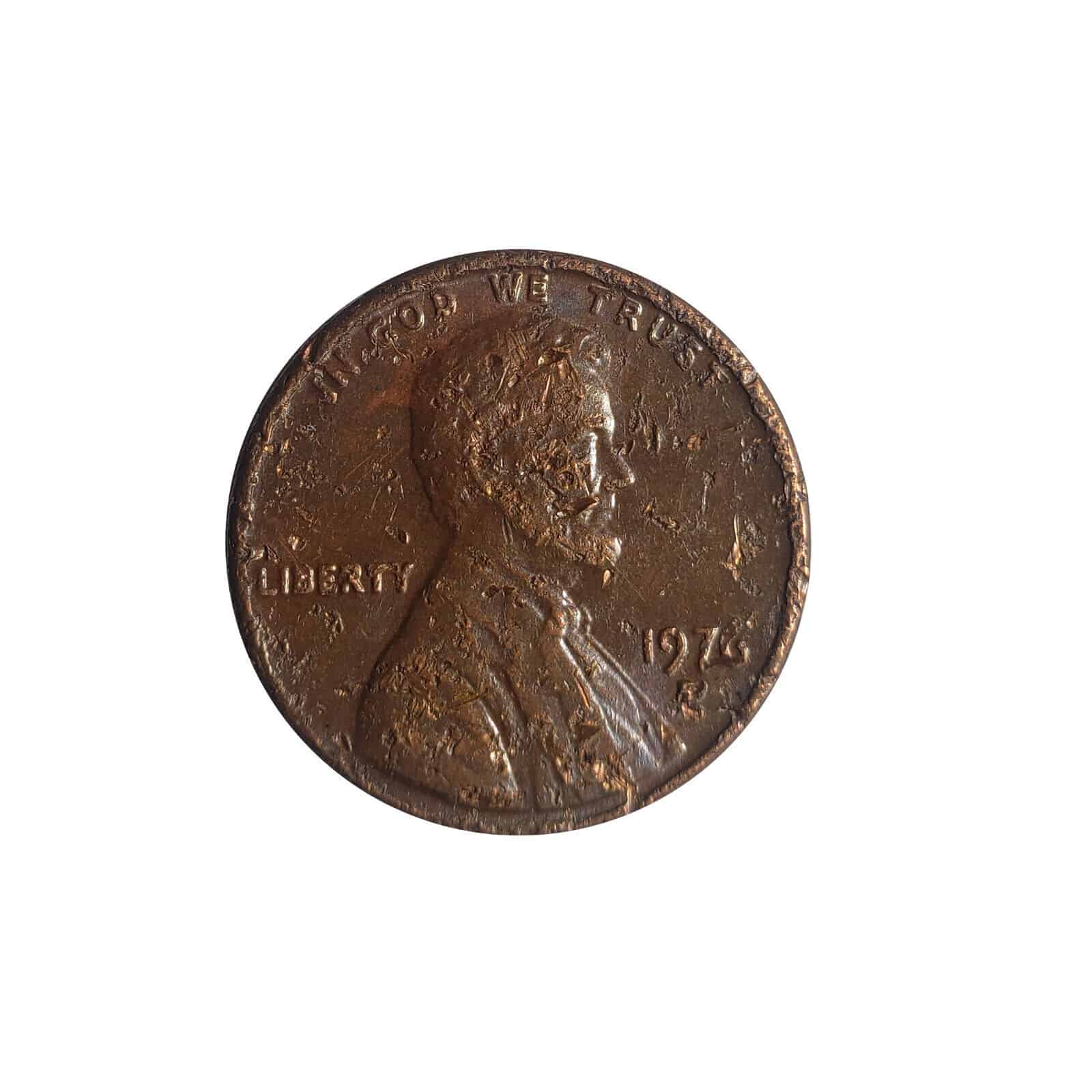 1976 Lincoln Memorial Rare Copper Coin One of a Kind
