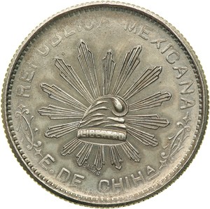 Mexico – Chichauhau – Revolutionary Period, Silver Peso, 1914, NGC MS62