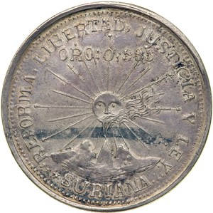Mexico - Guerrero, 2 Pesos, 1915, NGC AU55
