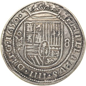 Mexico, “Royal” 8-Reales, 1650, NGC XF45