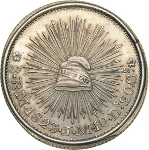 Republic of Mexico, 8-Reales, 1823, NGC PR63