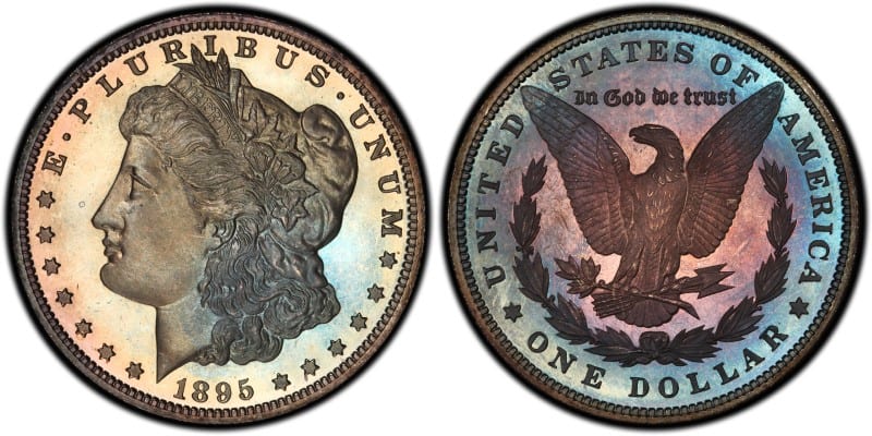The 1895 Morgan Silver Dollar Proof Coin