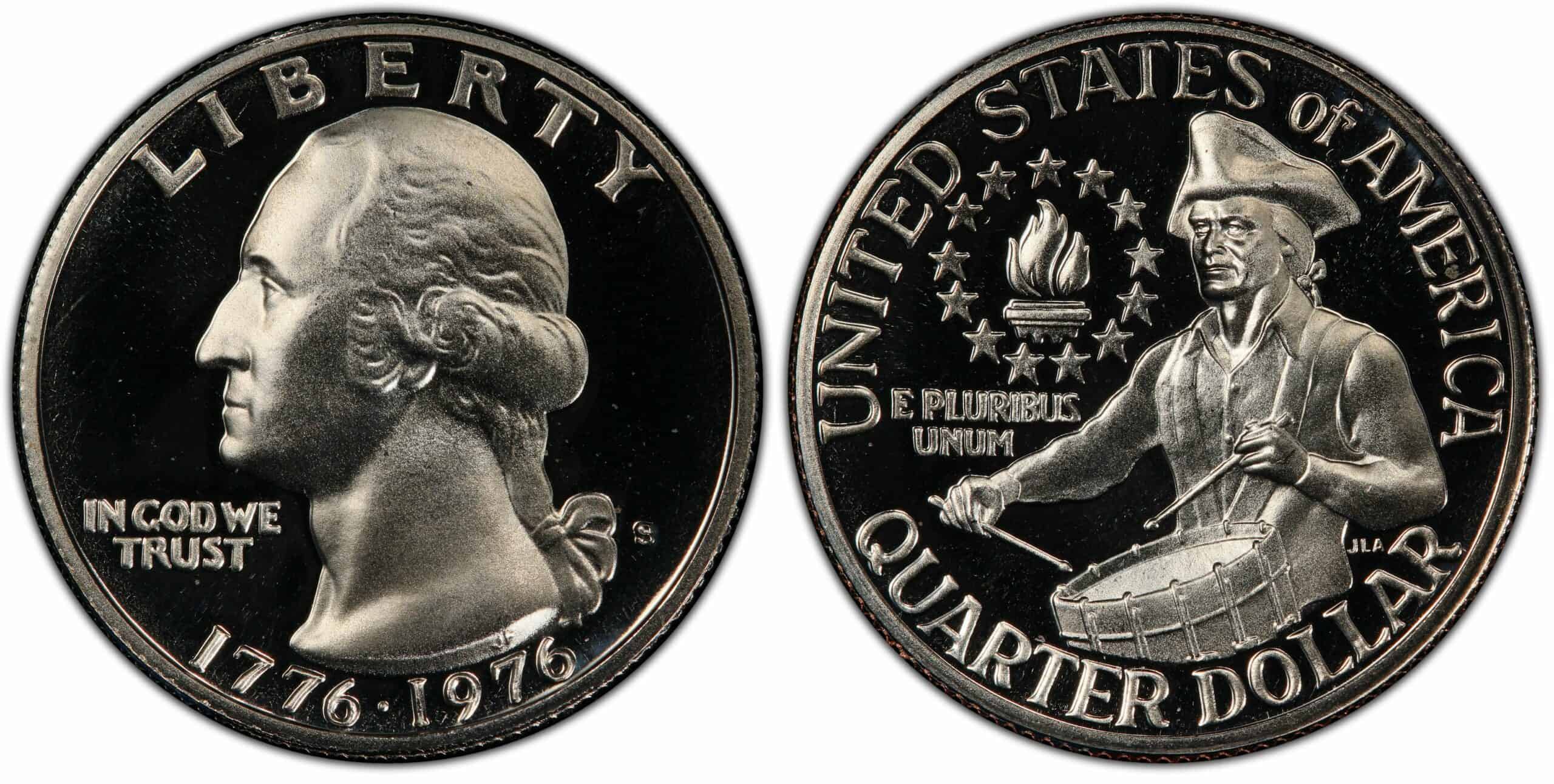1776-1976 S proof copper-nickel clad Washington quarter