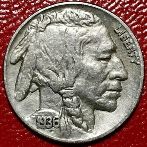 1936 DDO Buffalo Nickel