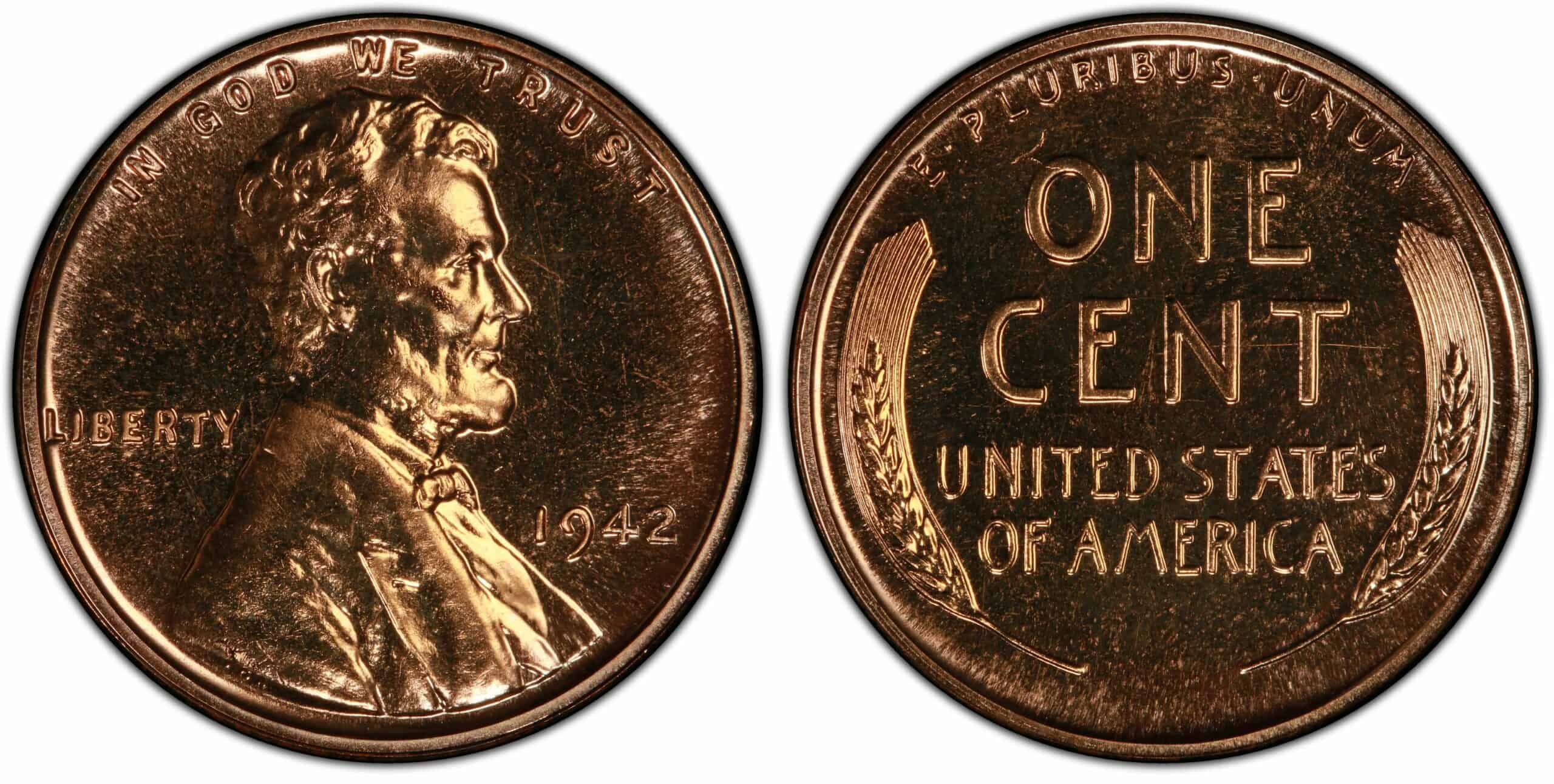 1942 Proof Wheat Penny Value