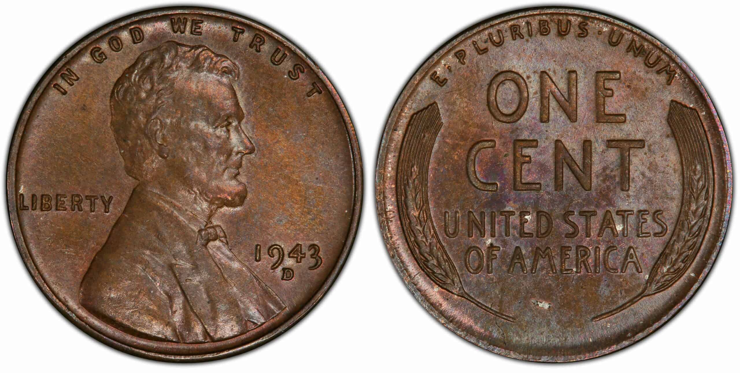 1943 “D” Copper Penny