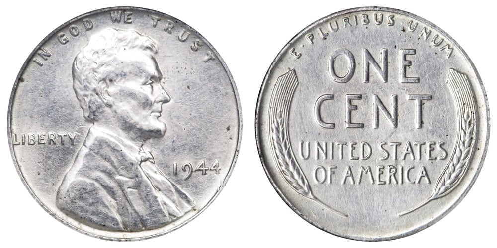 1944 No Mint Mark Steel Penny Value