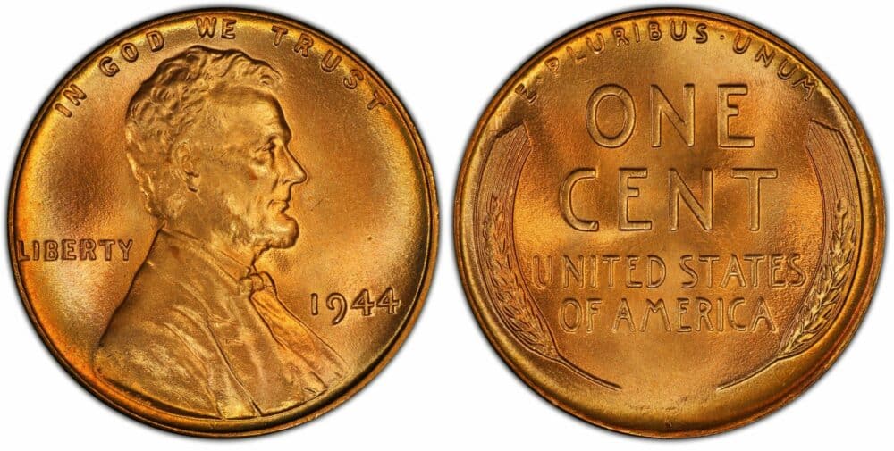 1944 Wheat Penny Value (Rare Errors, “D”, “S”, and No Mint Mark)