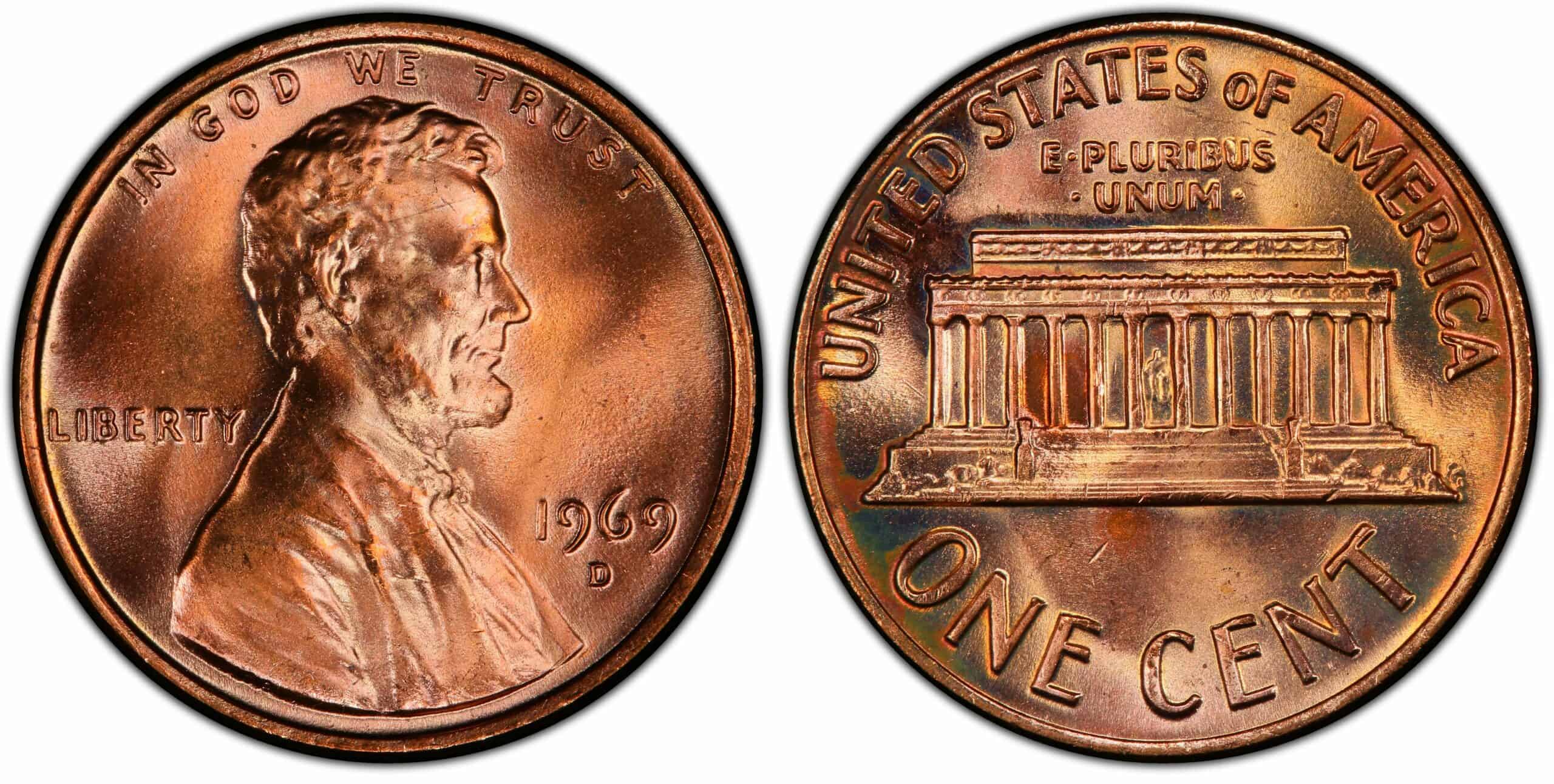 1969 “D” Penny