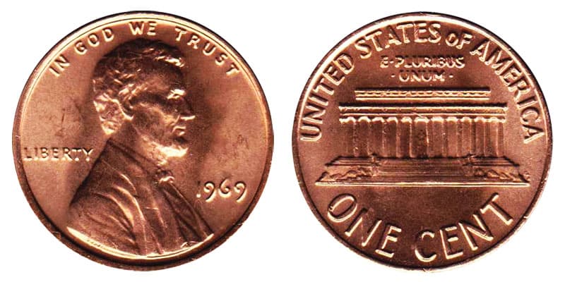 1969 No Mint Mark Penny