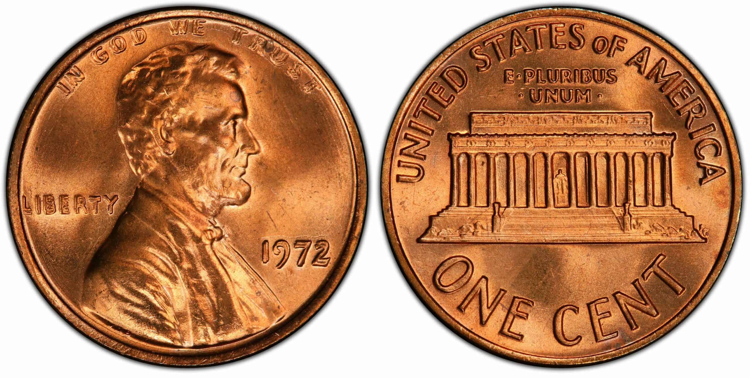 1972 Doubled Die Obverse Lincoln penny