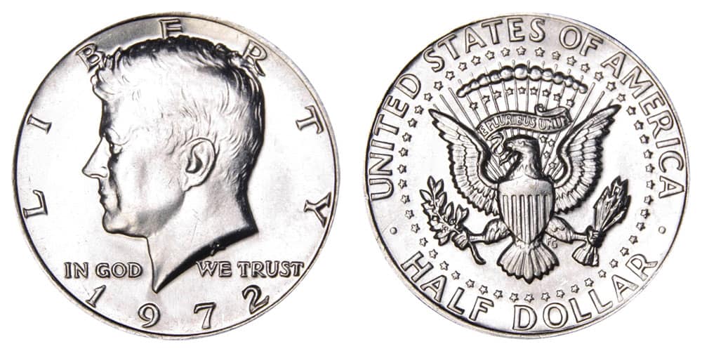 1972 No Mint Mark Half Dollar Value