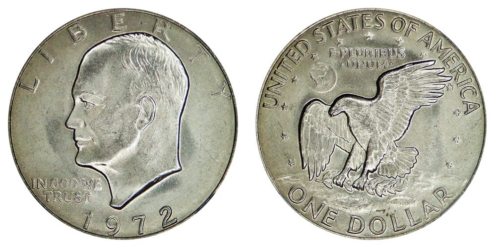 1972 Silver Dollar, Type 3 Value
