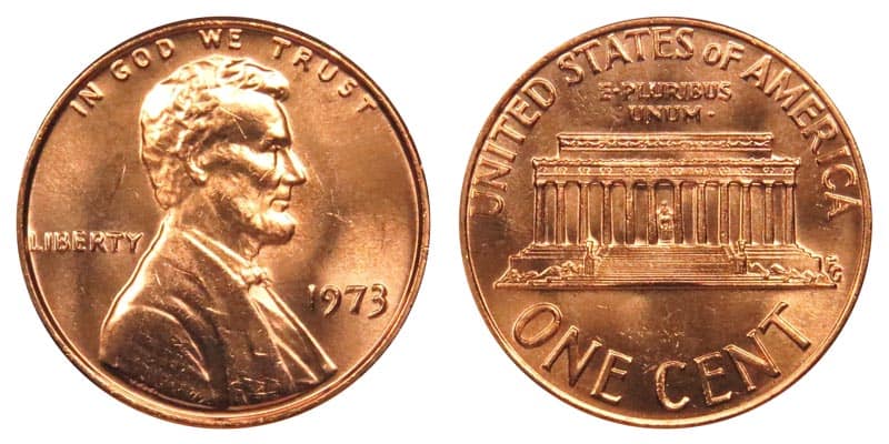 1973 No Mint Mark Penny Value