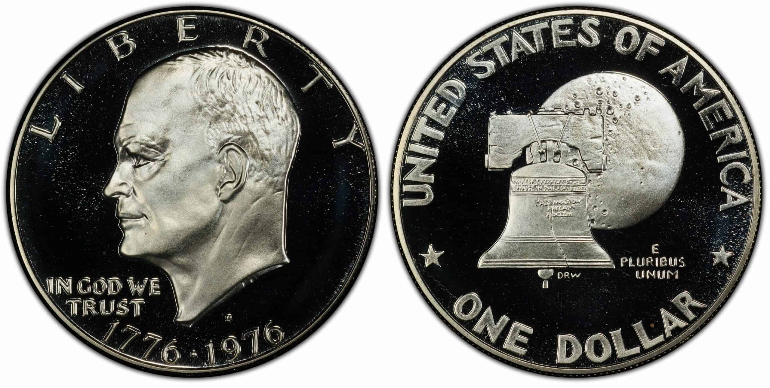 1976 proof Eisenhower silver dollar