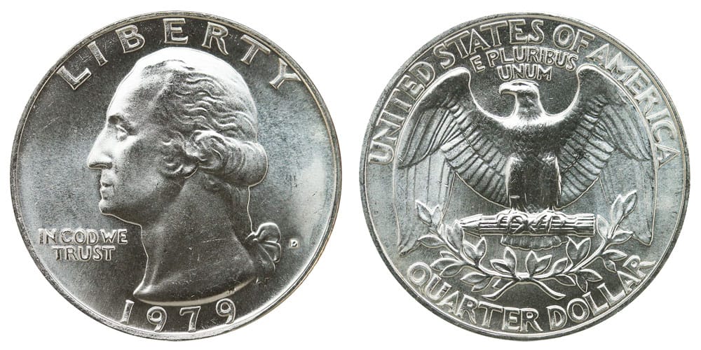 1979 No Mint Washington quarter Value