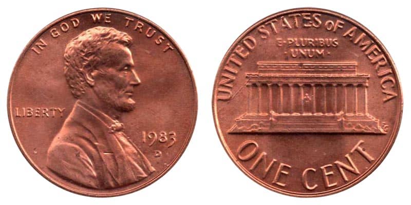1983 D Penny Value