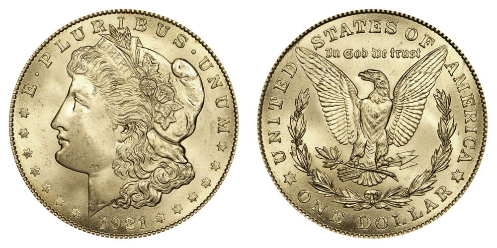 The 1921 Silver Dollar without a Mint Mark