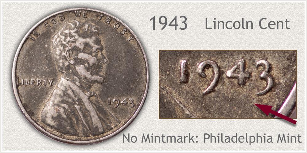 The 1943 Steel Penny without a Mint Mark