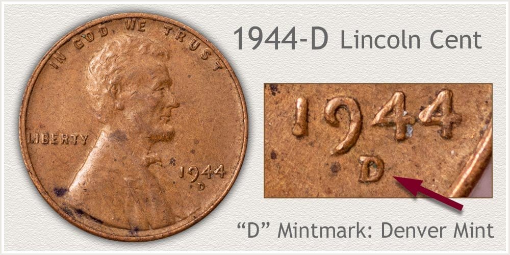 The 1944 “D” Wheat Penny