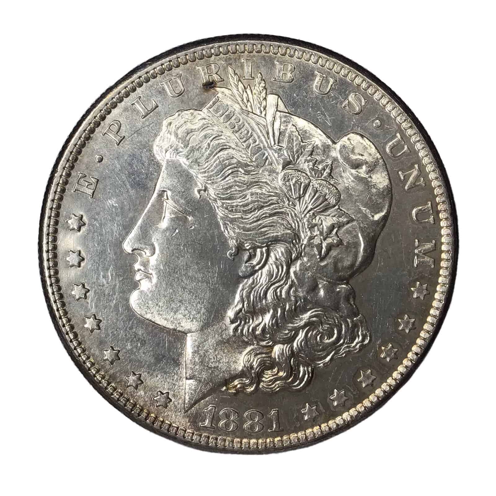 The Obverse of the 1881 Silver Dollar