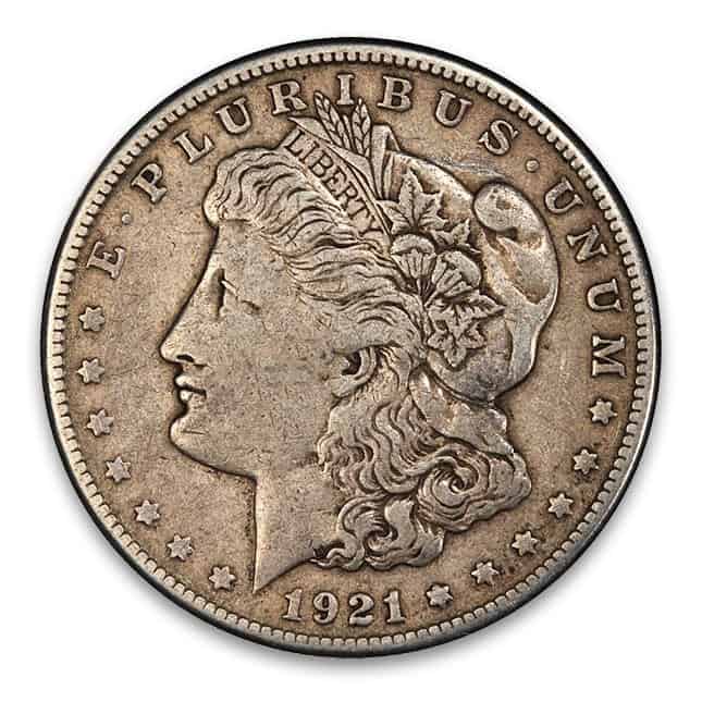 The Obverse of the 1921 Silver Dollar