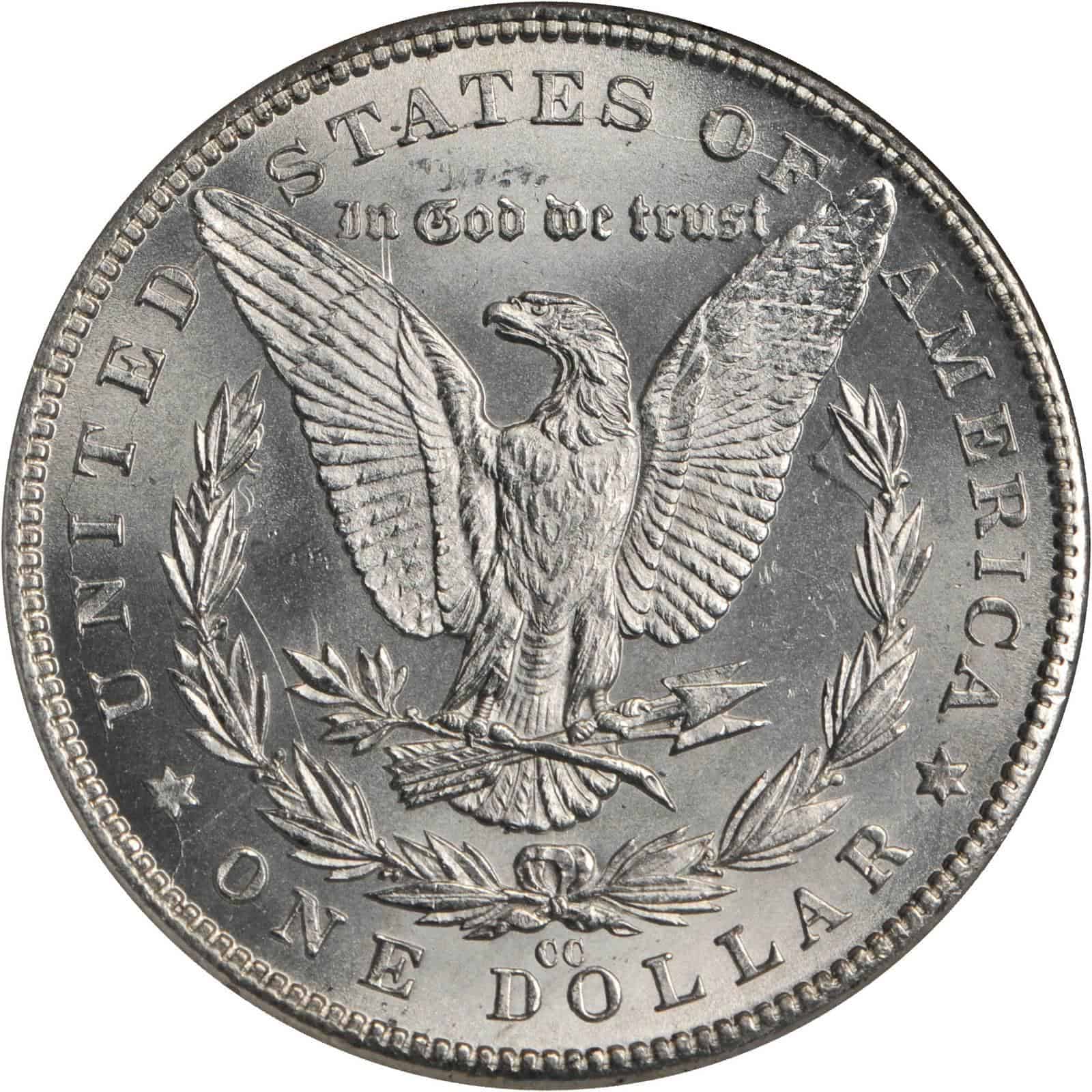 The Reverse of the 1889 Silver Dollar
