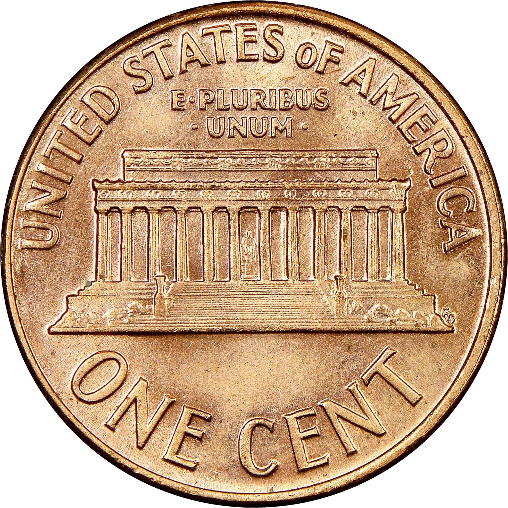 The reverse of the 1959 Lincoln penny
