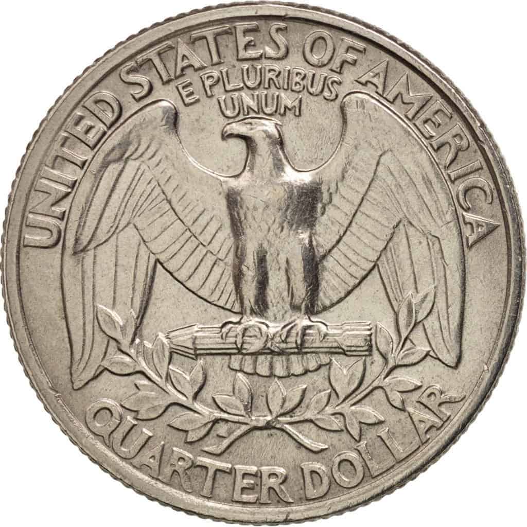 The reverse of the 1979 Washington quarter