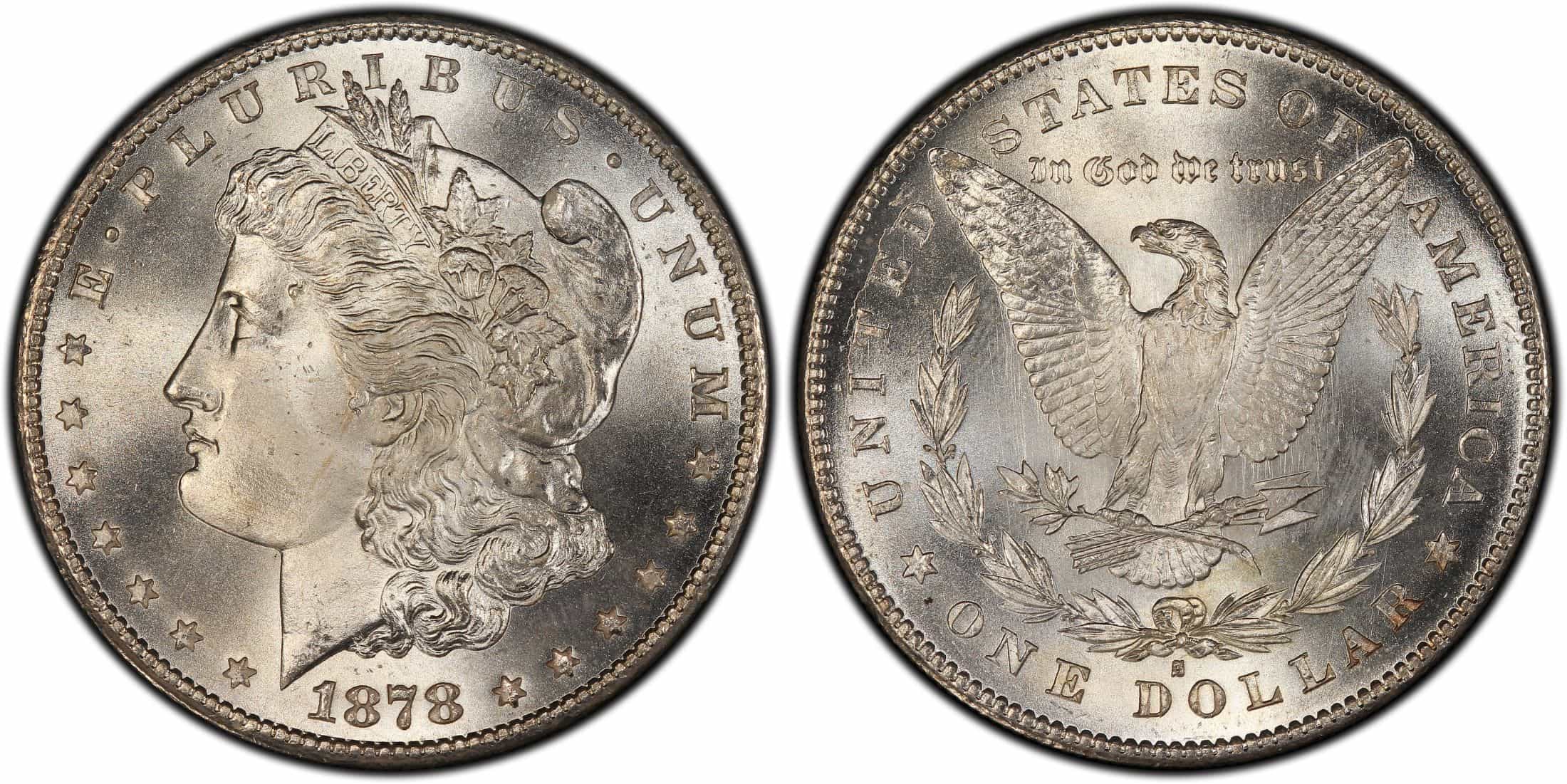 1878 Morgan Silver Dollar Errors