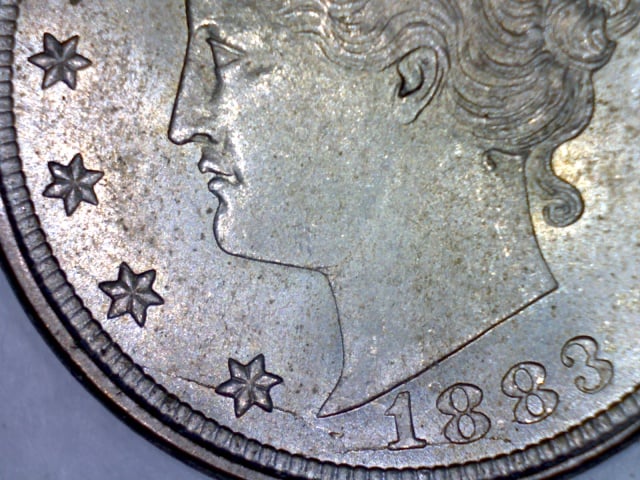 1883 Die Breaks or Cracks Silver Dollar Errors