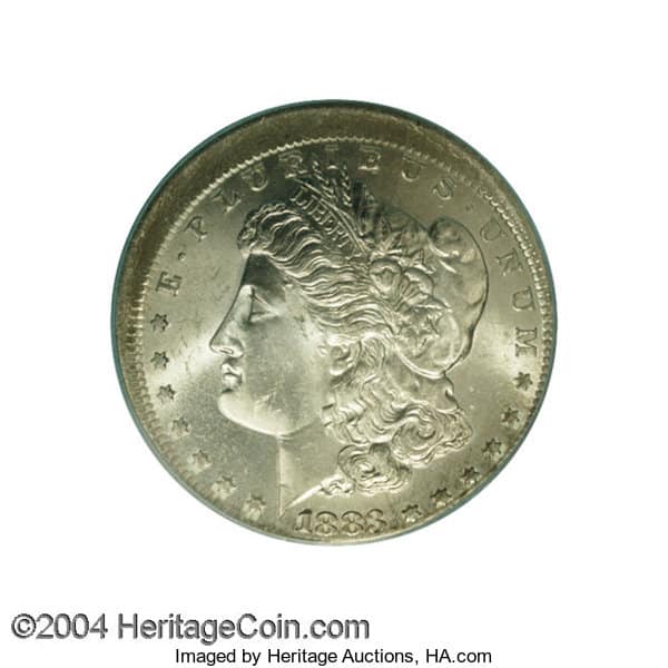 1883 Off Center Silver Dollar Errors