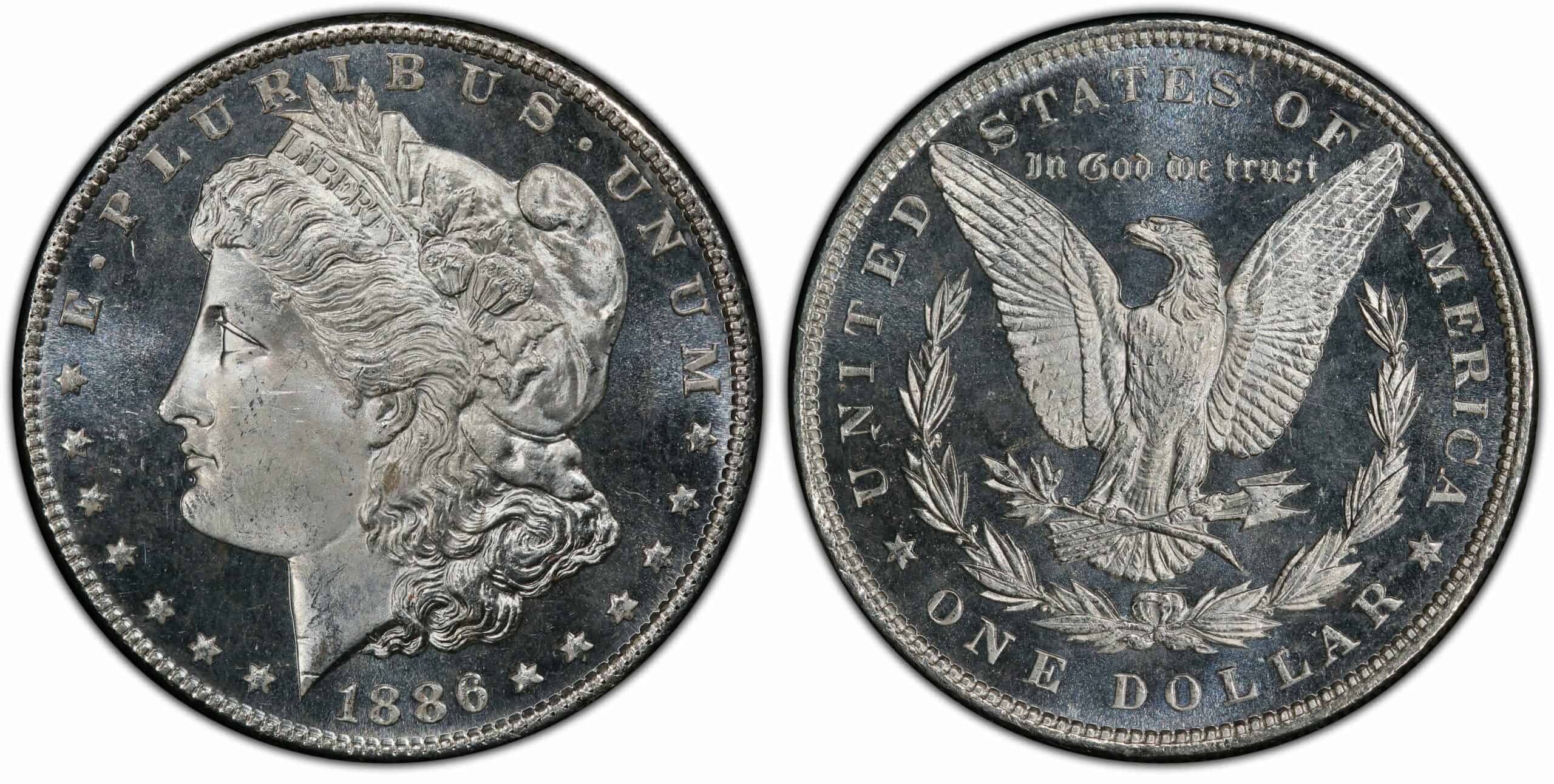 1886 PL DPL DPML Silver Dollar Value