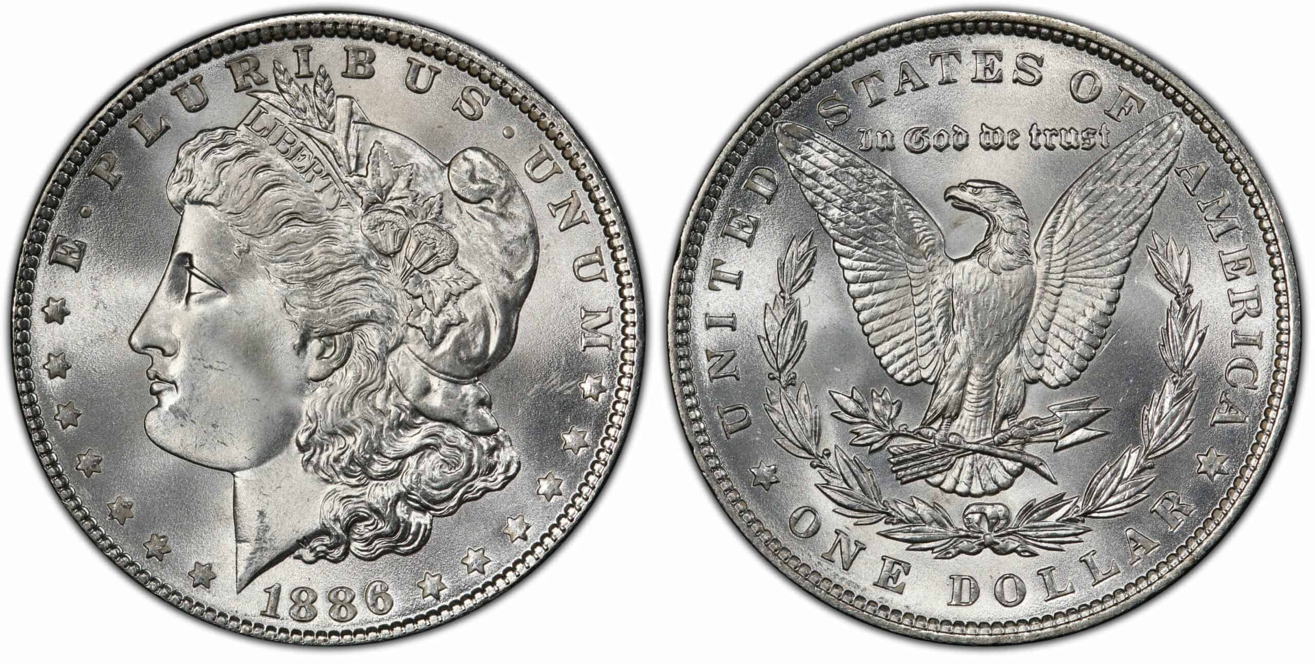 1886 Silver Dollar Line-in-6 VAM