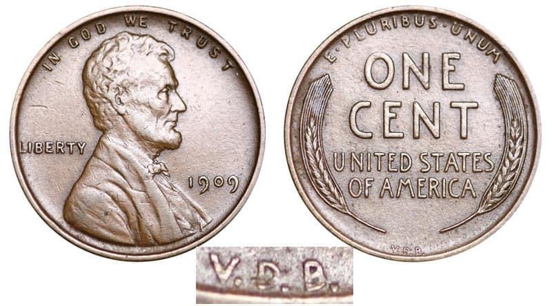 1909 (P) VDB No Mint Mark Penny Value