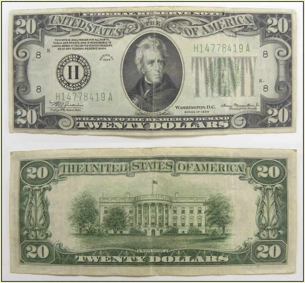 1920 Fifty Dollar Bill National Currency Value and Information