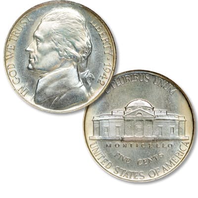 1942 Nickel Value Guides (Rare Errors, “P”, “S”, “D” & No Mint Mark)