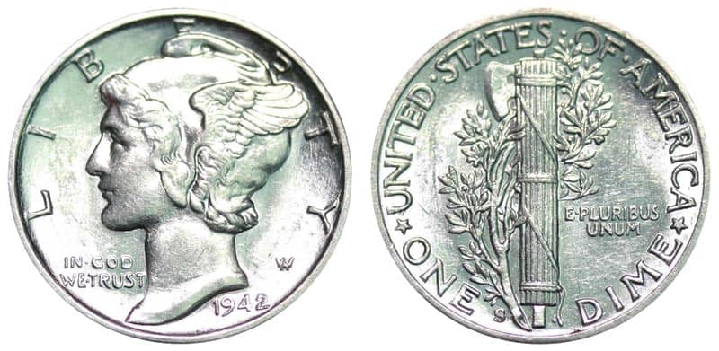 1942 S Dime Value